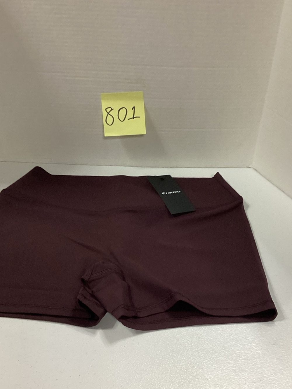 Fabletics Women's High-Rise Athletic Shorts - Maroon
